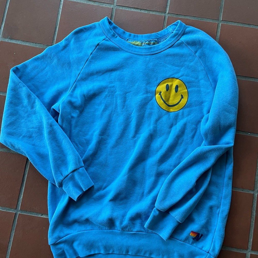 Aviator Nation Blue Sweatshirt